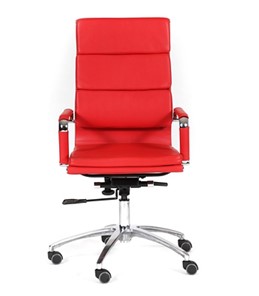 Кресло офисное CHAIRMAN 750 экокожа красная в Магадане - предосмотр 1